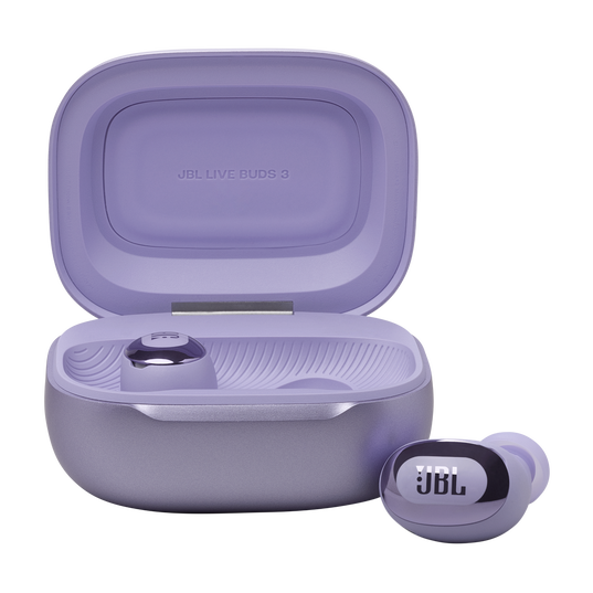 JBL Live Buds 3 - Purple - True wireless Noise Cancelling bud-type earbuds - Front